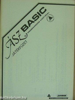 ÁSZ BASIC programozás kártyával játékfüzet, Novotrade társaság által kiadva.