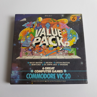 Beau Jolly Value Pack - Commodore VIC-20 számítógépes játékgyűjtemény.