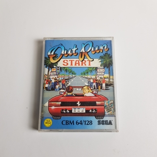 Out Run kazettás verziója Commodore 64 és 128 számítógépekhez.
