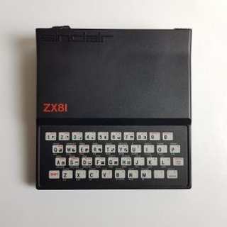 Sinclair ZX81 retro számítógép.