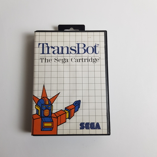 TransBot - retro Sega videojáték kazetta.