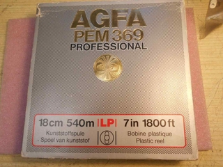 AGFA PEM 369 PROFESSIONAL magnetofon szalag.