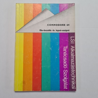 Commodore 64 file-kezelés és input-output könyv