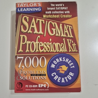 SAT/GMAT Professional Kit, oktatási szoftvercsomag.
