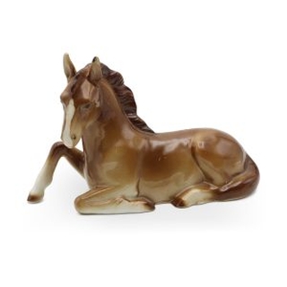 Porcelán ló figura