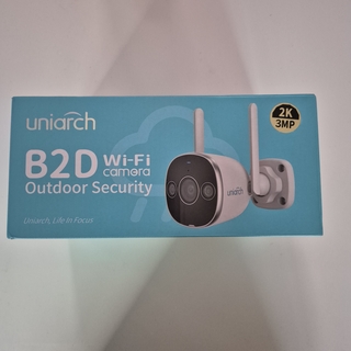 Uniarch B2D Wi-Fi szabadtéri biztonsági kamera (2K, 3 MP, színes éjszakai látás)